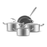 Karaca 5Ply PowerSteel 316+ Cookware Set, 7 Piece 