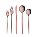 Karaca Orion Rosegold 60-Piece Cutlery Set for 12 Servings