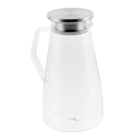 Karaca Borosilikat Wasserkrug aus Glas und rostfreiem Stahl 1700 ml