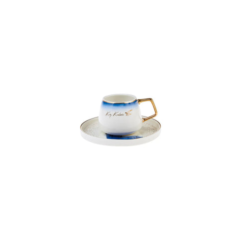 Karaca Istanbul 12 teiliges Kaffeetassen Set für 6 Personen