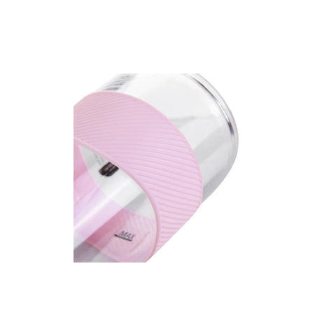 Cookplus Pink Tragbarer, wiederaufladbarer Smoothie-Mixer, 400ml, 60W