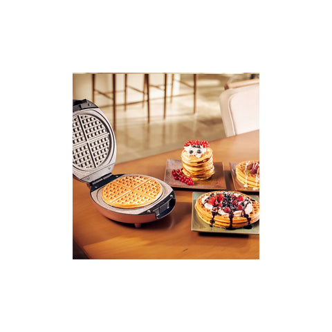 Karaca Funday Rosegold 3 in 1 Waffel-, Crêpe- (Pfannkuchen) und Künefe (Kunafa) Eisen 1000W