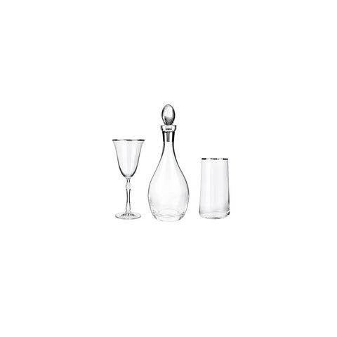 Karaca Sude 25-teiliges Platin-Glas-Set