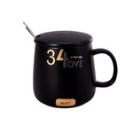 Karaca Love Siyah Küçük Kahve Mug Kupa