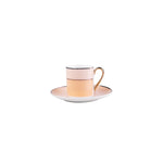 Karaca Lana Orange 6 person Coffee Cup Set