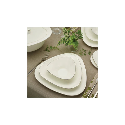 Karaca Fine Pearl Trio Platin Tafelservice-Set -62- teilig  für  12 Personen