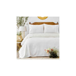 Karaca Home Cynthia White Lace Cotton Double Piqué Duvet Set for Two