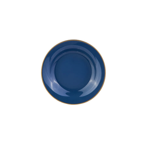 Karaca Retro Marineblauer Glas Tiefer/Krater Teller