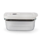 Cookplus White Storage Container Square 0.83 Lt