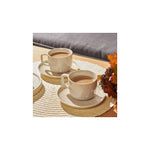 Karaca Vita Beige 2 person Tea Cup Set