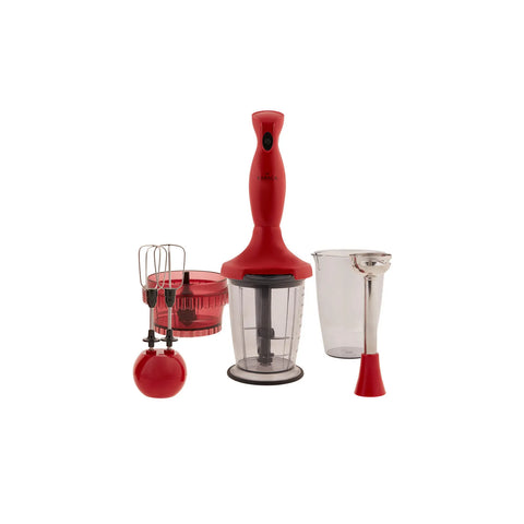 Karaca Maximix Mixer Set Retro Rot