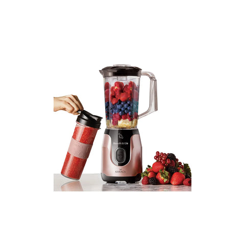 Karaca Blendfit 550W Go Smoothie Set Rosegold