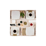 Karaca Fine Pearl Valentina 26 Piece PearlBreakfast and Serveware Set Square