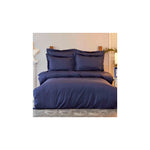 Karaca Charm Bold Navy Blau Satin Bettbezug Set Einzeln