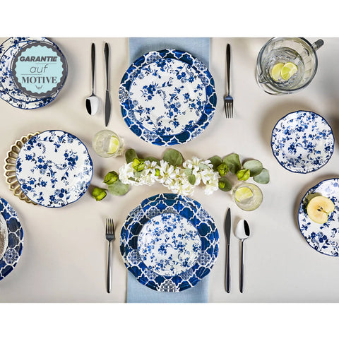 Karaca Deep Blue 24 Teiliges Dinner Set