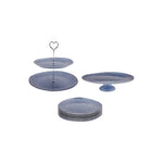 Karaca Lovizna Blue 8 Piece Dessert/Cake Set