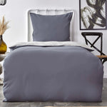 Karaca Home Single Dark And Light Gray Duvet Cover Set