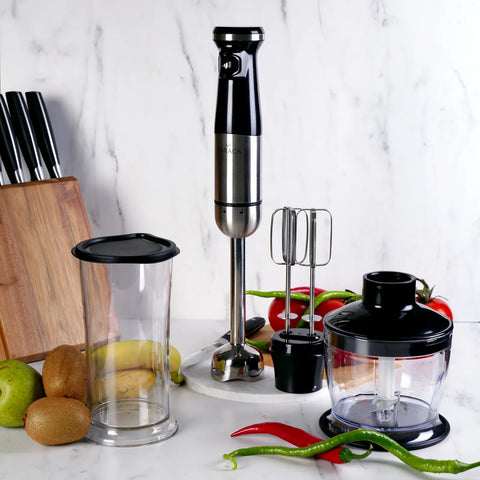 Karaca Inox Blender Set, Schwarz, 1000W