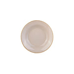 Karaca Retro Beige Glass Deep/Crater Plate