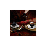 Karaca Black Swan Coffee Cup Set For 6