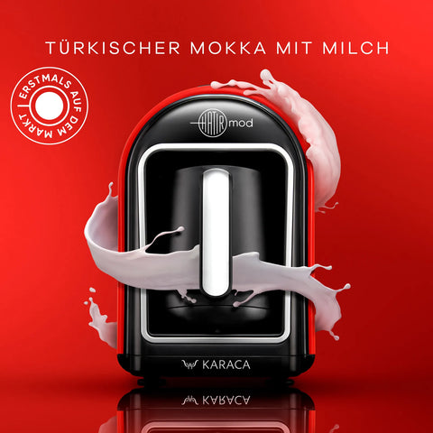 Karaca Hatır Mod Kaffeemaschine  für türkischen Mokka Farbe Rot