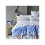 Sarah Anderson Lapis Indigo Cotton Double Duvet Cover And Pillow Set