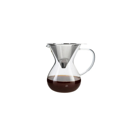 Jumbo Glory Kaffeekanne aus Glas mit Stahlsieb 850 ml