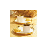 Karaca Levin 4-Piece Set for 2 People Mocha Cups-Espresso Cups