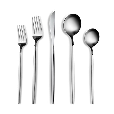 Karaca Orion Silver 60-piece Cutlery Set for 12 Servings