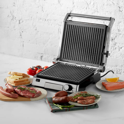 Karaca Granit Inox Sandwichtoaster und Kompakt-Grill