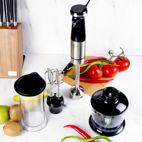 Karaca Inox Blender Set, Schwarz, 1000W