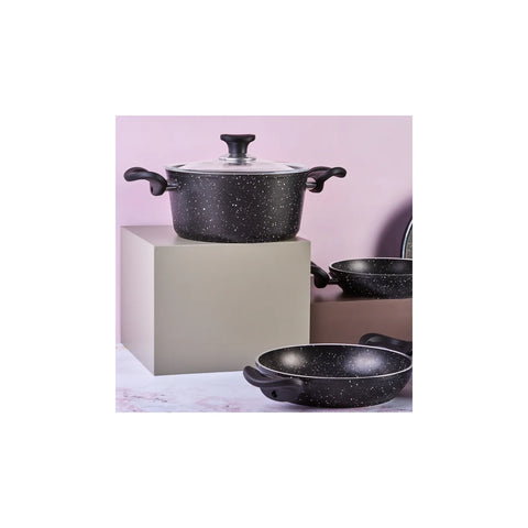 Apricot Bio Granit Mega Black Topf-Set 9-Teilig