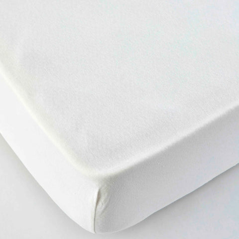 Karaca Home Jersey Fitted Bed Sheet White 70x140 cm + 20 cm Öko-Tex Zertifiziert