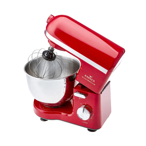 Karaca Mastermaid Chef Küchenmaschine Rouge Rot 1500W 5 Lt