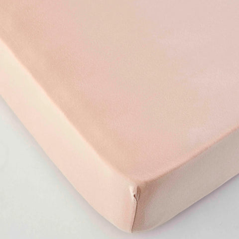 Karaca Home Jersey Fitted Bed Sheet Salmon Pink 120x200 cm + 30 cm Öko-Tex Zertifiziert