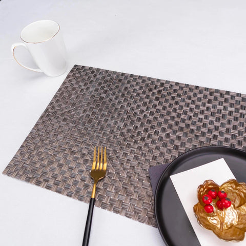 Karaca Home Baldwin Bronze Set of 2 Placemat Set