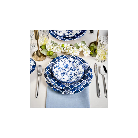 Karaca Deep Blue 24 Teiliges Dinner Set