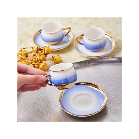 Karaca Ozean 6 Person Kaffeetassen- Set