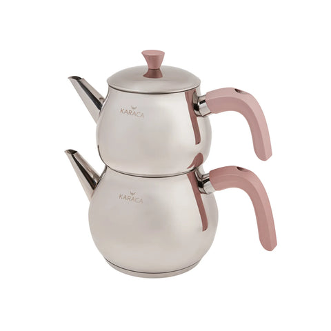 Karaca Kayra Rose Turkish Teapot Set