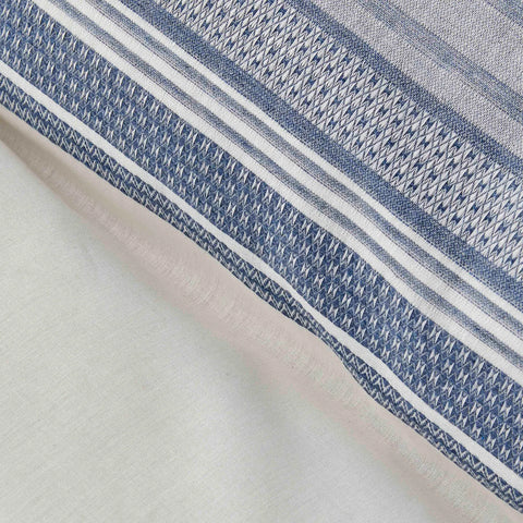 Karaca Home Indigo Dobby Woven-Bettbezug-Set (135x200 cm) Öko-Tex Zertifiziert