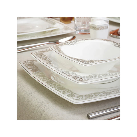 Karaca Fine Pearl Trove 62-teiliges Dinner-Set für 12 Personen