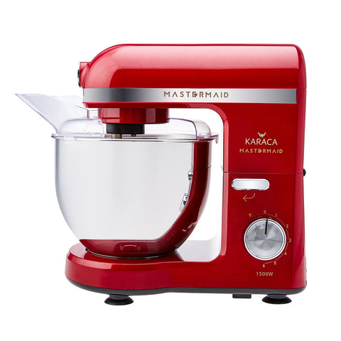 Karaca Mastermaid Chef Küchenmaschine Rouge Rot 1500W 5 Lt