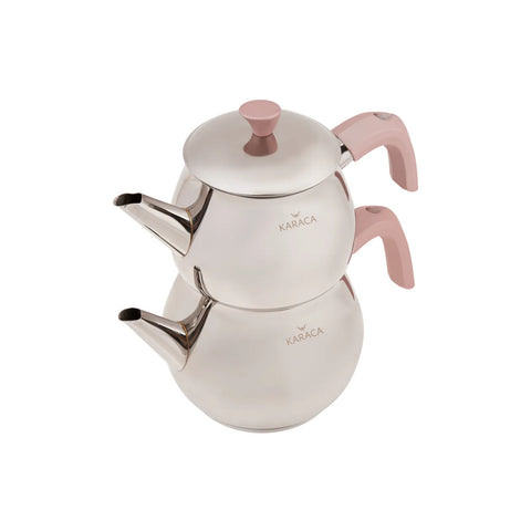 Karaca Kayra Rose Turkish Teapot Set