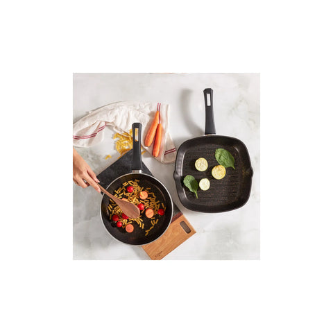 Karaca Biogranit Blackgold Bratpfanne Und Grillpfanne Set