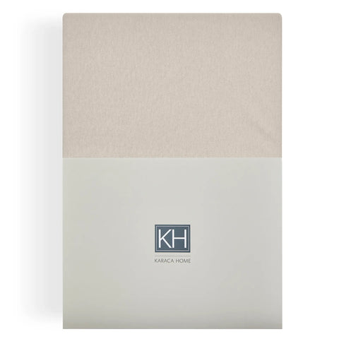 Karaca Home Jersey Fitted Bed Sheet 100x200 cm + 30 cm Öko-Tex Zertifiziert