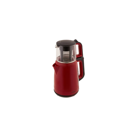 Cookplus 1501 Energiespar-Teepot Und Wasserkocher Retro Rot 