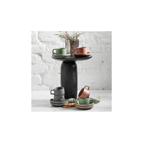 Karaca Stone Grey 2 Personen Kaffeetassen-Set