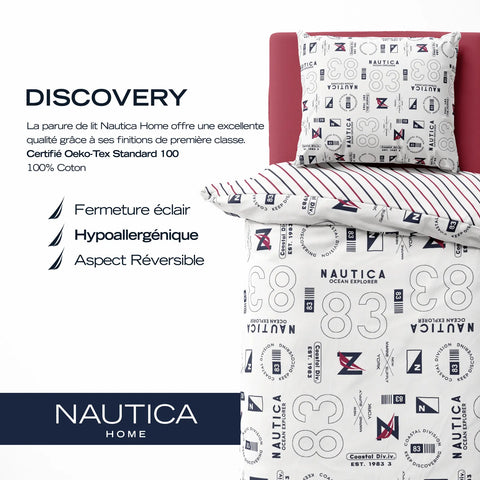 Nautica Home Dıscovery Bettwäsche Set 100% Baumwolle 135X200 + 80X80