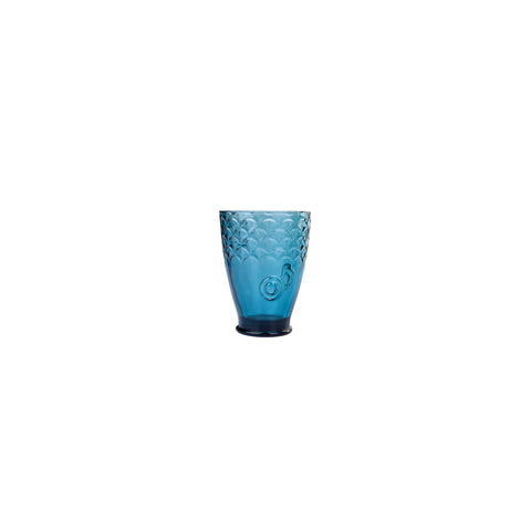 Karaca Fish Softdrinkglas 4-teilig, Blau