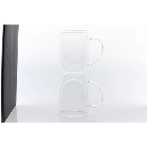 Karaca Double Wall Borosilikat Glas Tassenet für 2 Personen 300 ml